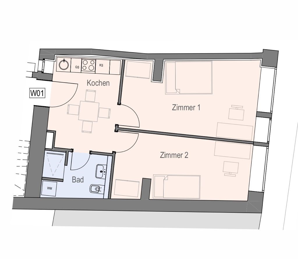 WG Heidelberg - Wohnung Ploeck 91